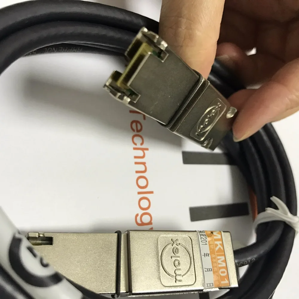 2 метра Molex SFF 8088 в мини оригинальные Tyco SAS внешний кабель м|cable 2m|cable originalcable meter |
