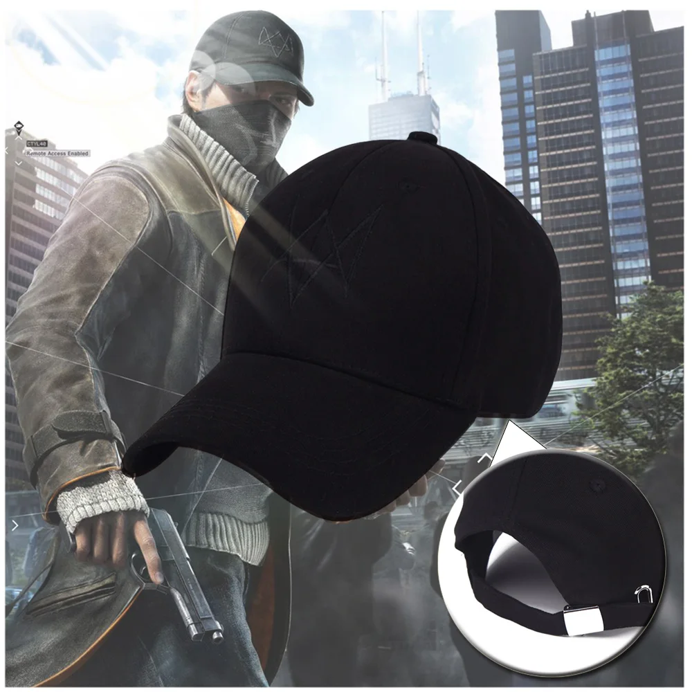 Маска часы шапка для собак косплей 2 Marcus Aiden Pearce holoway бейсбольная игра шляпа костюм