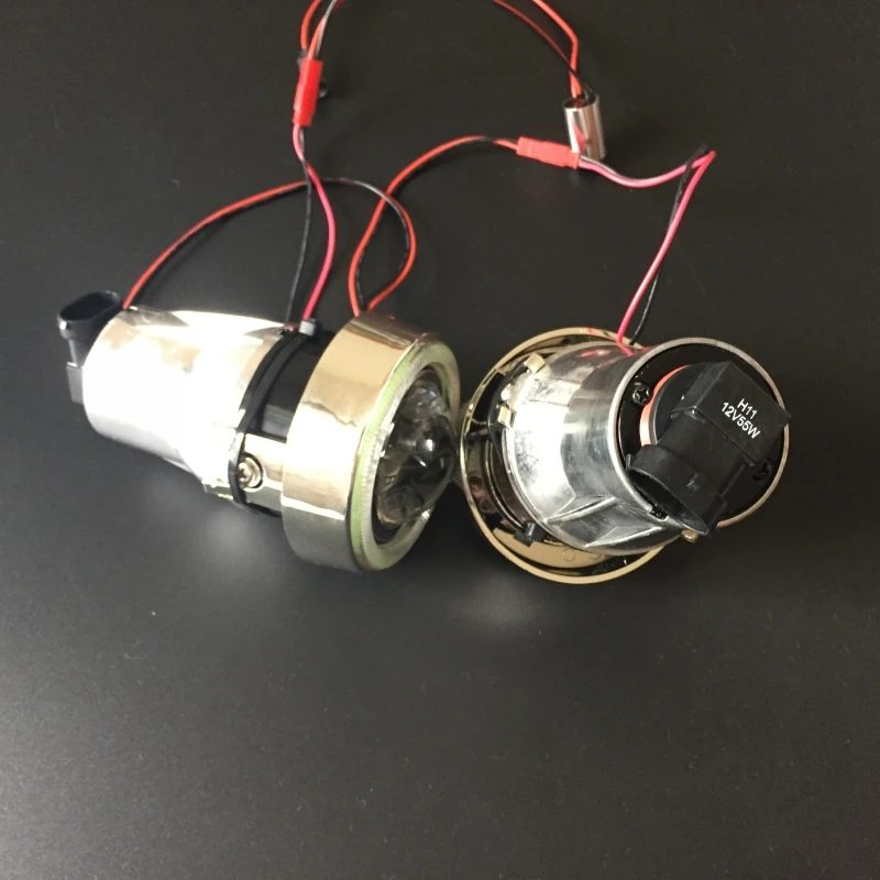 

Car Styling Universal Vehicle COB LED Angel Eyes DRL H11 55W Halogen Fog Lights Lamp Daytime Running Light