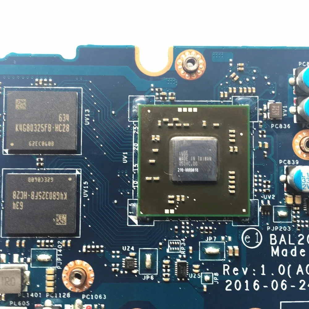 CN-0KFWK9 KFWK9 для DELL 5567 5767 материнская плата портативного компьютера с i7-7500u процессор BAL20 LA-D801P DDR4 тестирование Быстрая