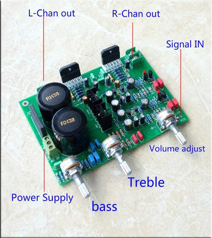 LM3886 усилитель доска комплект 68 Вт+ 68 Вт с британским NAD тон предусилителя