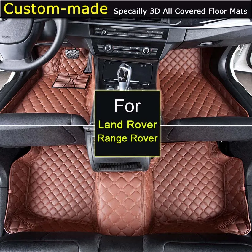 Автомобильные коврики для Land Rover Range 3/4 автобиография черный Индивидуальные ноги