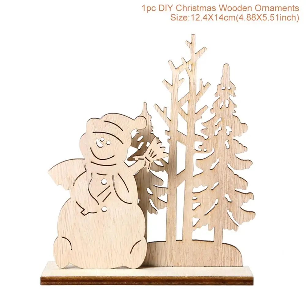 style 8 QIFU рождественские украшения Рождество Navidad рождественские украшения стола для дома Noel Natal Санта-Клаус орнамент - Цвет: style 8