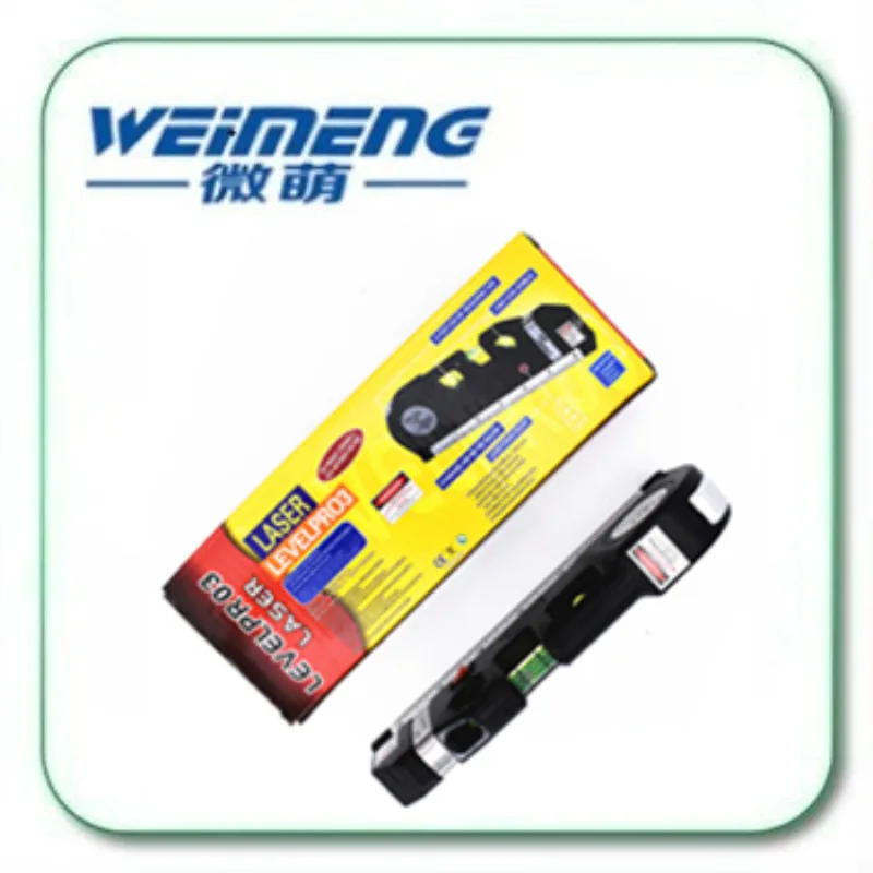 Бренд Weimeng, новинка, черный лазерный уровень, горизонт, вертикальная мера, выравниватель, Стандартный, отрегулированный, Метрическая линейка, многофункциональное измерение