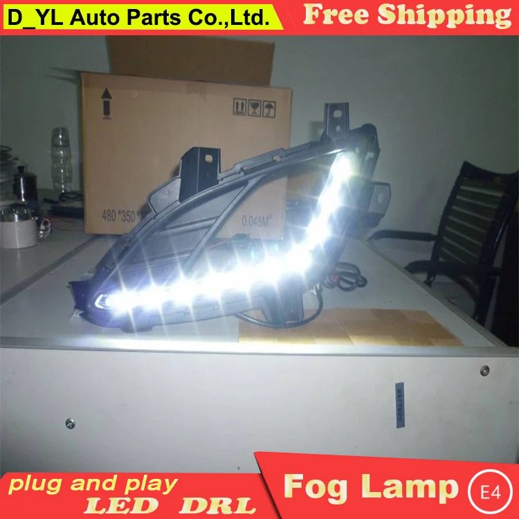 &quotL&quot модель LED DRL автомобильный Стайлинг для Hyundai Elantra 2012.2013.2014 светодиодные