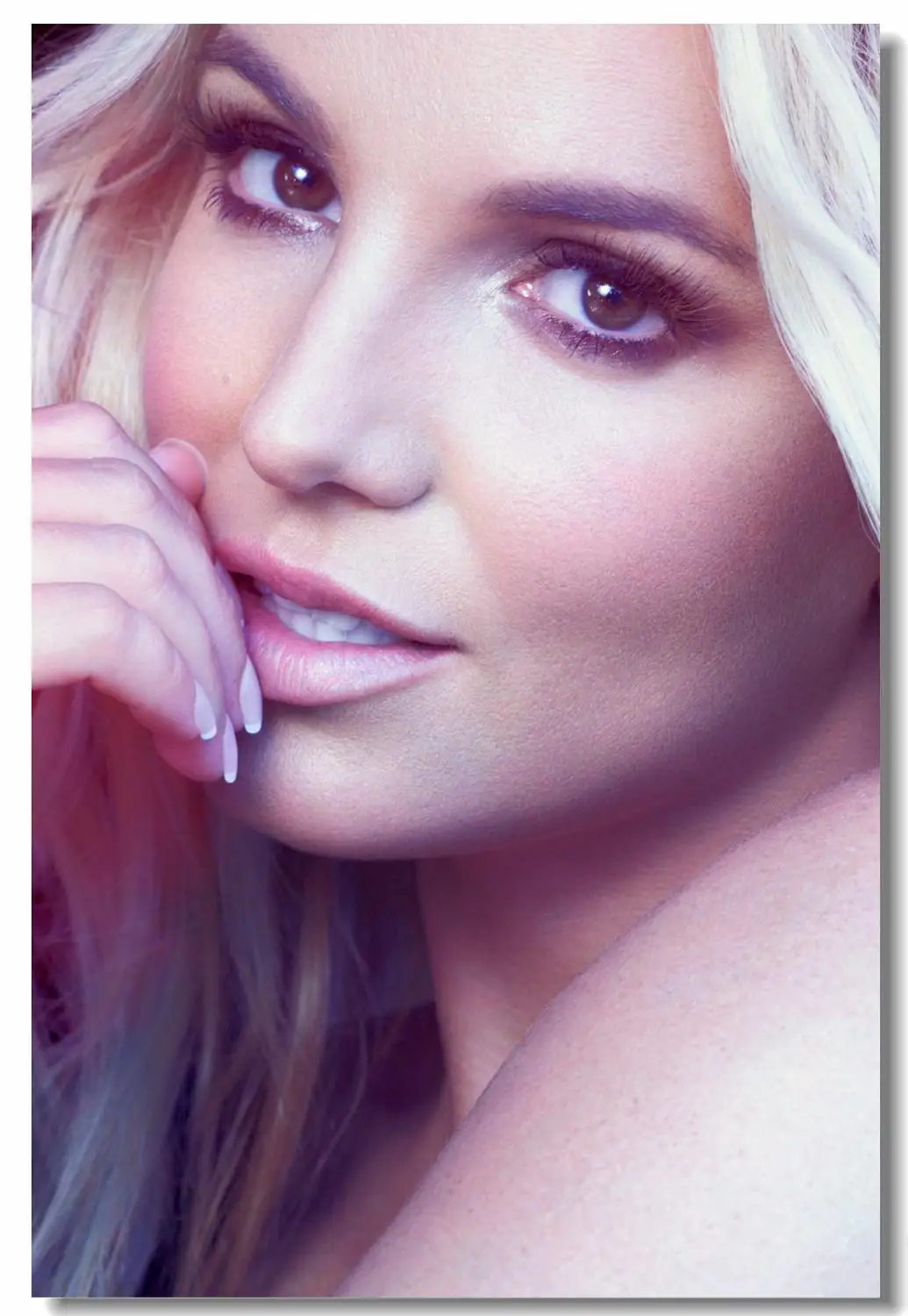 Печать на заказ холст настенное искусство сексуальный плакат Britney Spears настенные