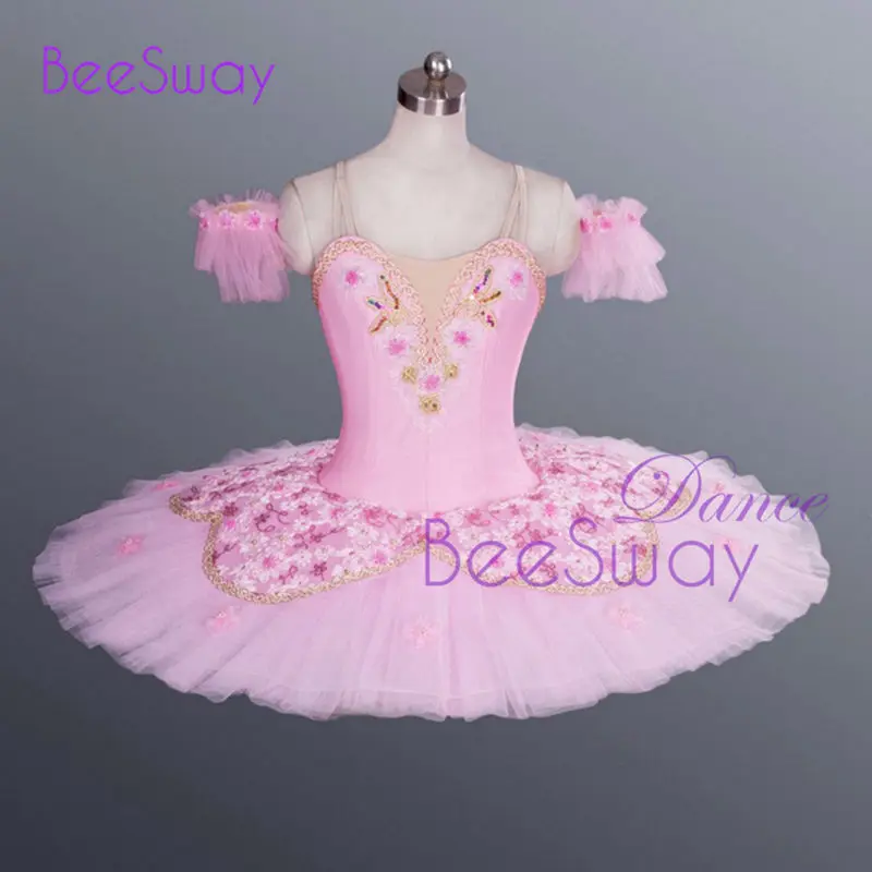 Профессиональный Балетный костюм для женщин профессиональная розовая пачка