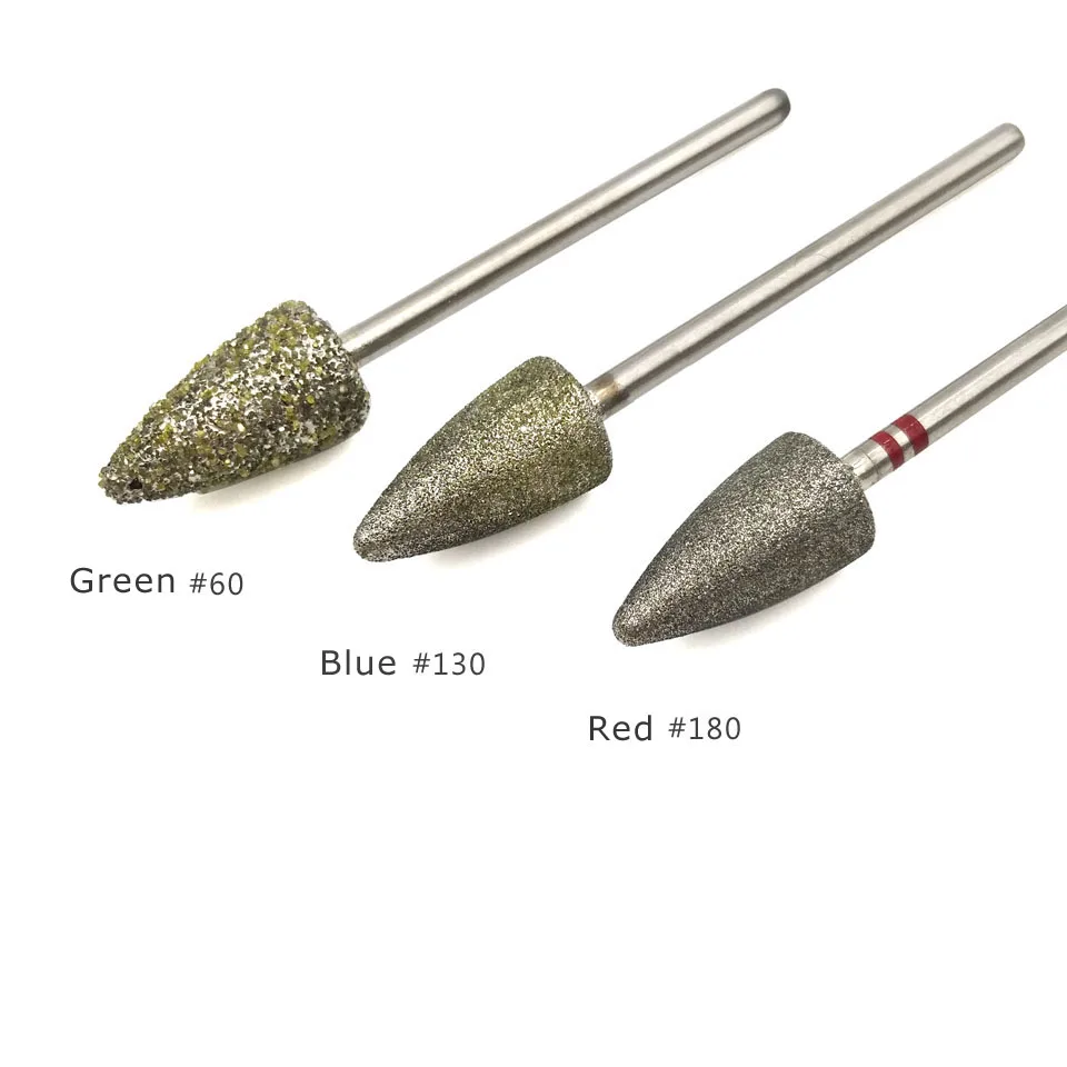 Сверло для маникюра и педикюра 3 Грита 3/32 дюйма|nail drill bits|nail drilldiamond nail bits |