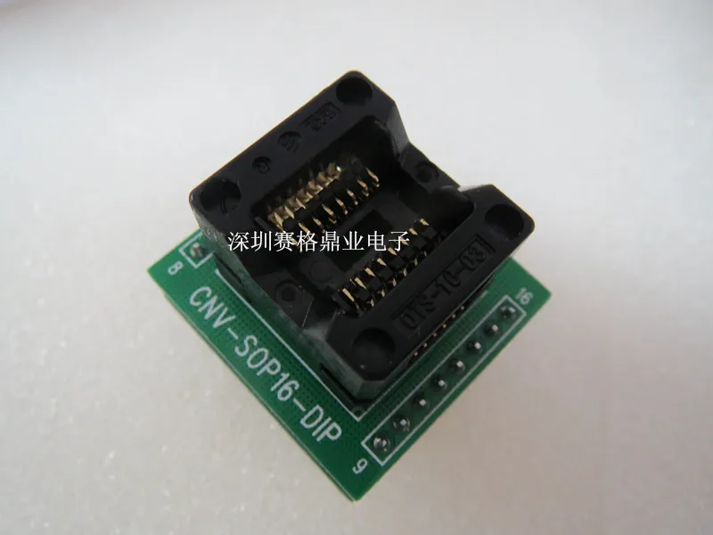 Тестовое сиденье ENPLAS IC SOP16 DIP16 SOP8 SOIC8 SOIC16 PIN16 программатор-адаптер для сжигания |