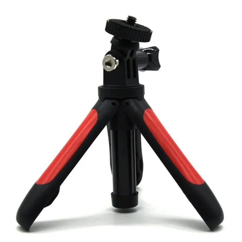 Red tripod Мини штатив для экшн-камеры штатив монопод выдвижной монопод для Gopro Hero 6 5 4 3 SJCAM eken H9 Xiaomi YI 4k - Цвет: Red tripod