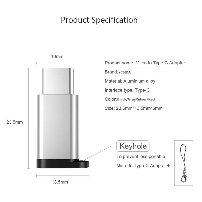 USB Type C папа к Micro Женский адаптер Type-C поддержка OTG для Samsung S10 Xiaomi 4C LeTV Huawei HTC Oneplus LG