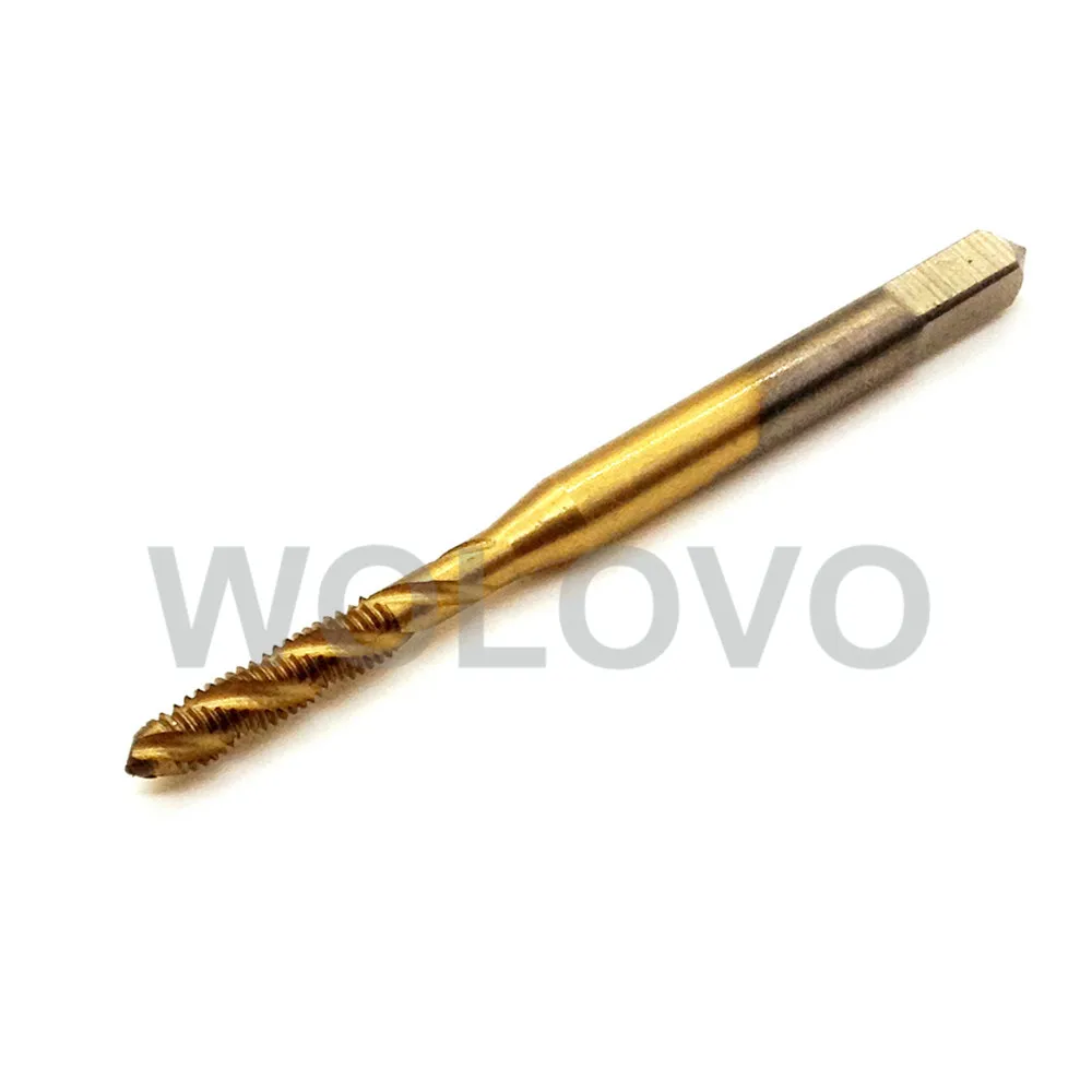 HSS машина M3 3 мм * 0 5 спиральная резьба Метрическая штепсельная сверло Ti с