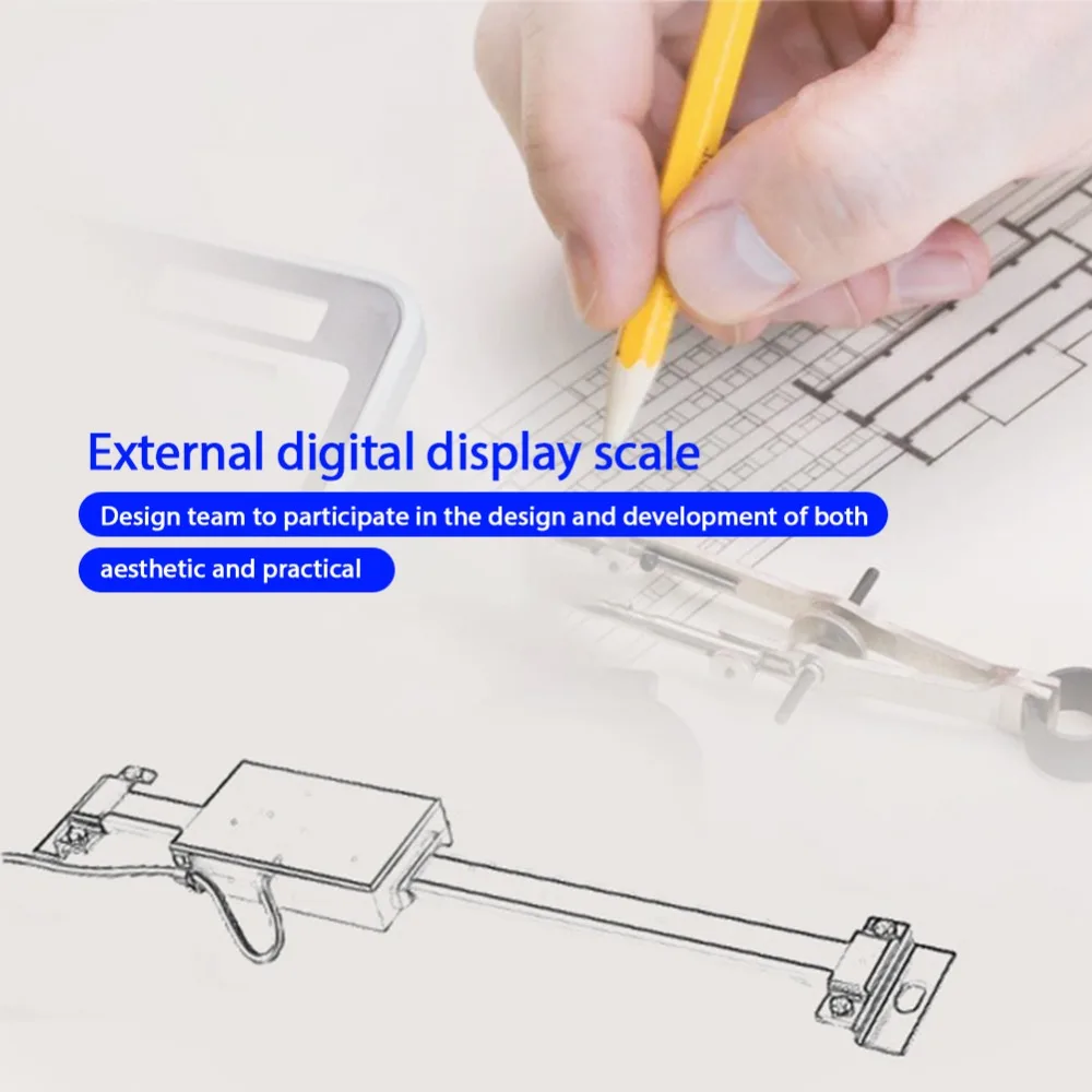 Индикация цифровые линейные весы удаленного внешнего Дисплей правитель станок