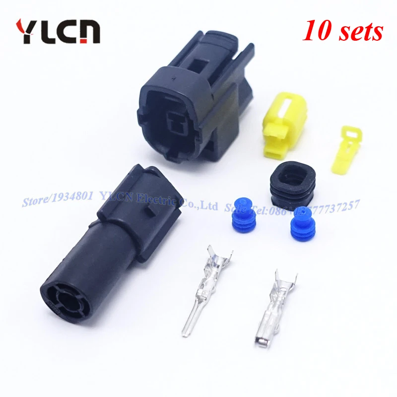 Высококачественный набор из 10 комплектов однополюсных водонепроницаемых автомобильных электрических разъемов плагин для автомобиля.