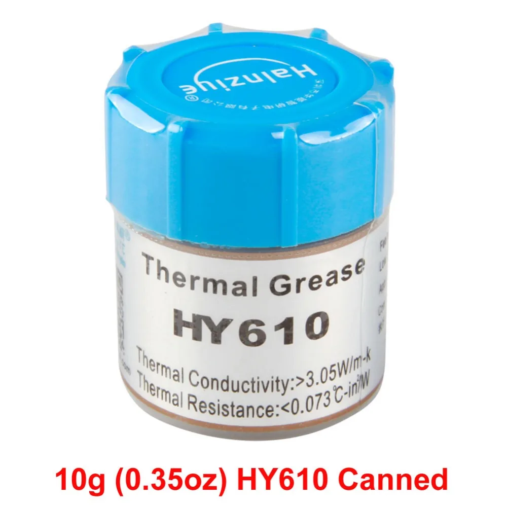 Halnziye hy610-cn10 10 г Термальность термопасту радиатора Интерфейс Материал для Процессор GPU LED Электронный Компоненты Скребки