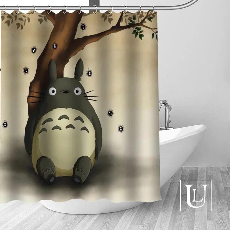 Индивидуальная занавеска My Neighbor Totoro новая Большая для душа из полиэстера в
