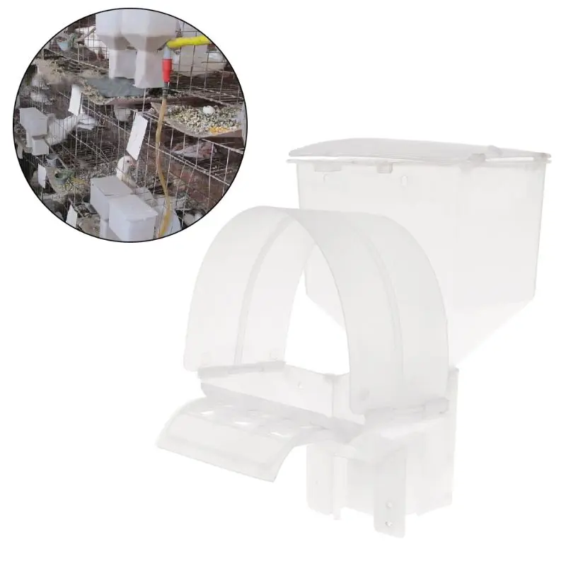 Кормушка для голубей автоматический одиночный ящик кормления висячая клетка