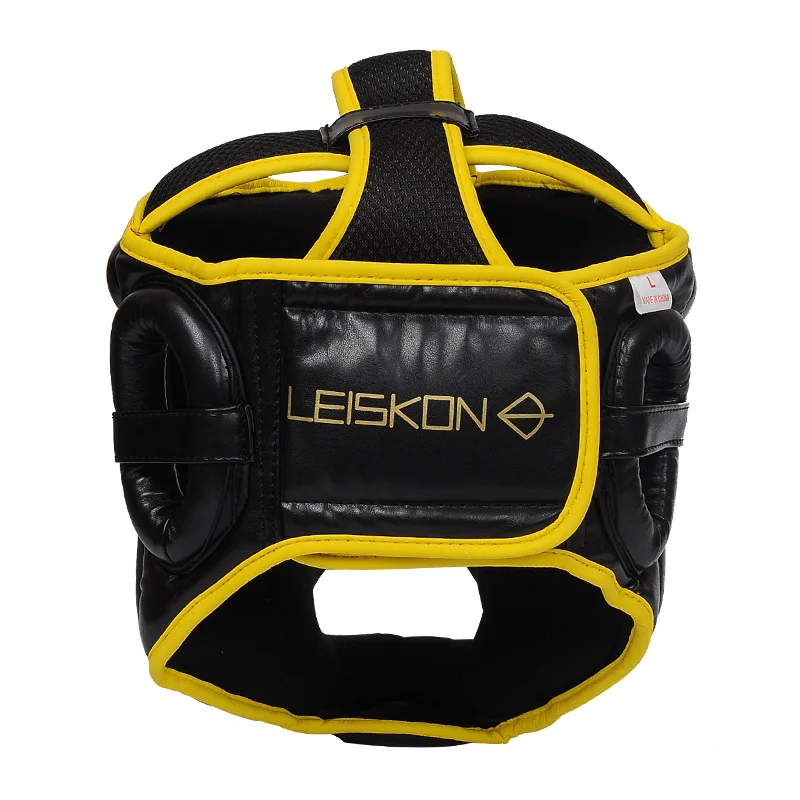 

Boxing Head Guard MMA Muay Thai Helmet Protector kickboxing Head Gear PU Leather Head Guard