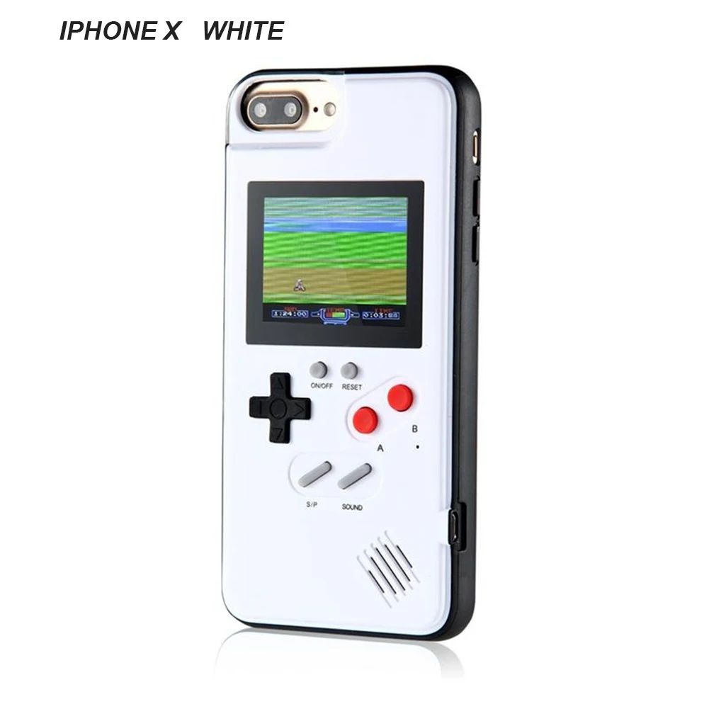 Цветной игровой телефон чехол для iPhone 7 Чехол для iPhone 6 7 8 Plus 6S 7S 8S X XS XR XM игра Футляр TPU чехол для телефона белый