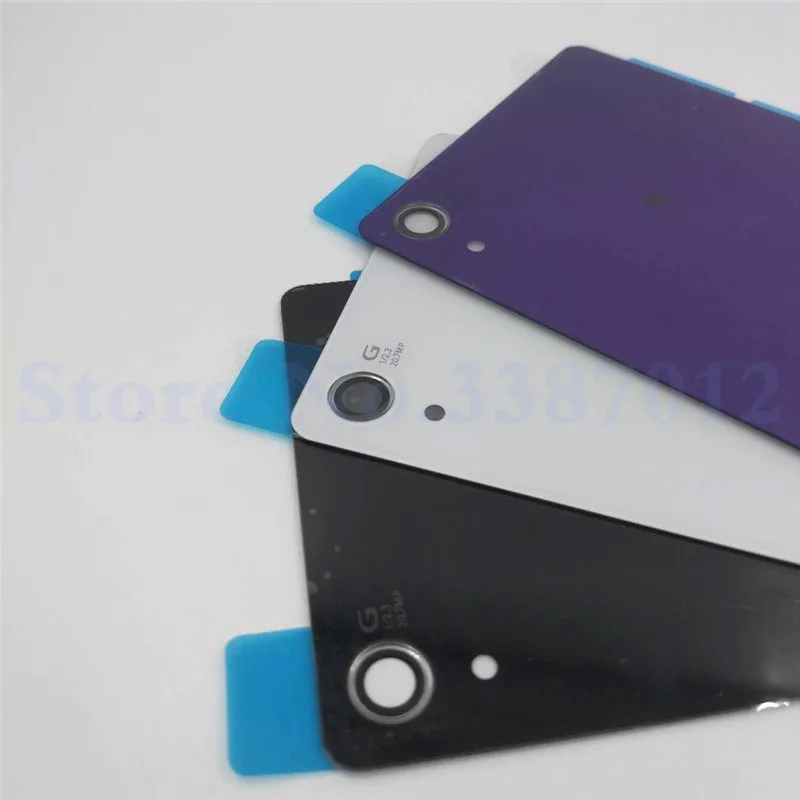 Vecmnoday сзади Батарея крышка Стекло чехол для sony Xperia Z2 L50w D6502 D6503 Замена задней двери Корпус с NFC
