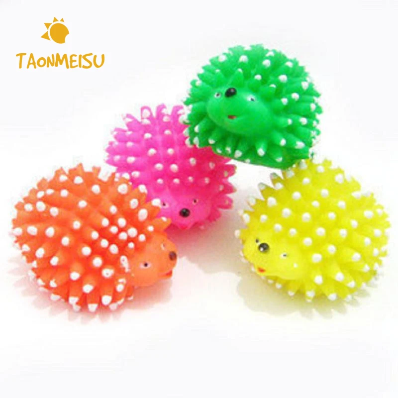 Милые игрушки в виде Ёжика для питомца собаки кошки пищащие питомцы щенок