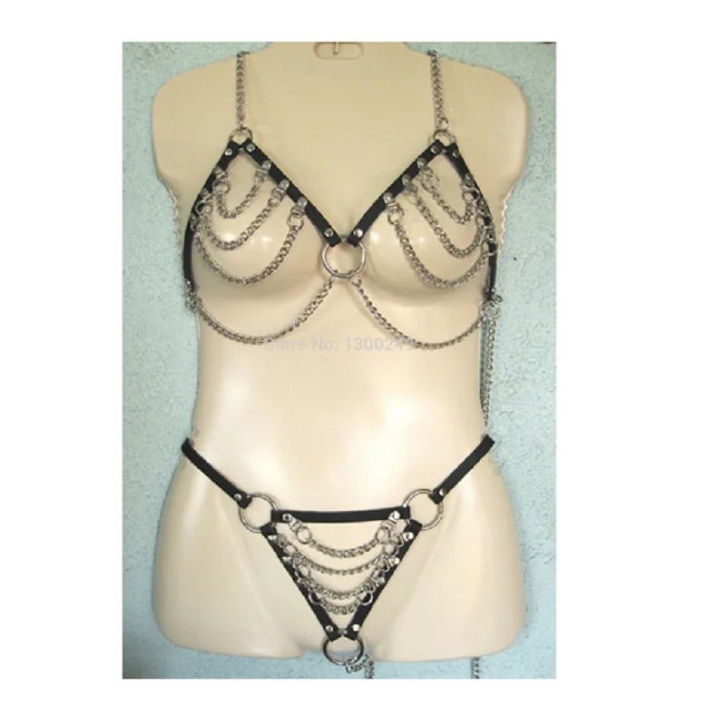 Женский сексуальный кожаный ремень Harajuku с заклепками и ремнями