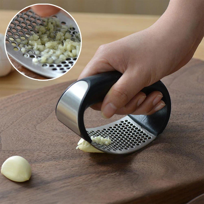 Pressure Garlic machine Home Kitchen Mincer Tool Stainless Steel Press Crusher Squeezer Masher | Дом и сад