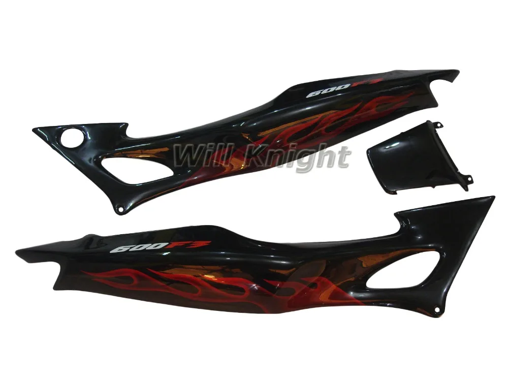 АБС-Пластик CBR Гонки Красный Пламя Обтекателя Kit Кузов Комплект Для HONDA CBR600F3 ЦБ РФ