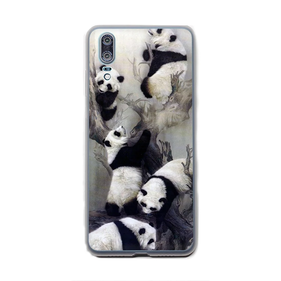 Чехол для телефона наброски панда Huawei P8 P9 P10 P20 Pro Lite 2015 2016 2017 2018 P Смарт мягкие ТПУ