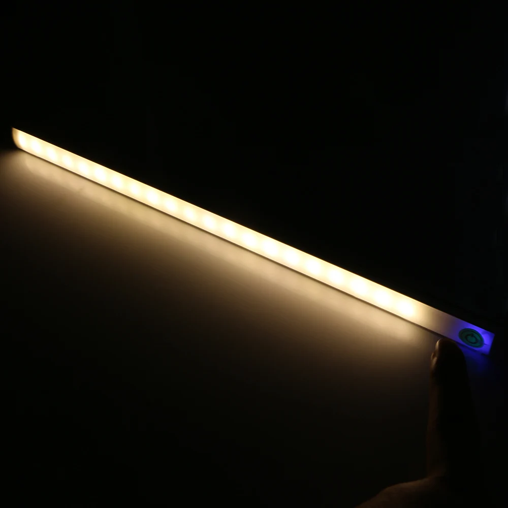 21led 6 Вт USB Touch Сенсор света светодиодные лампы бар ультратонкие Шкаф Кабинет лампа