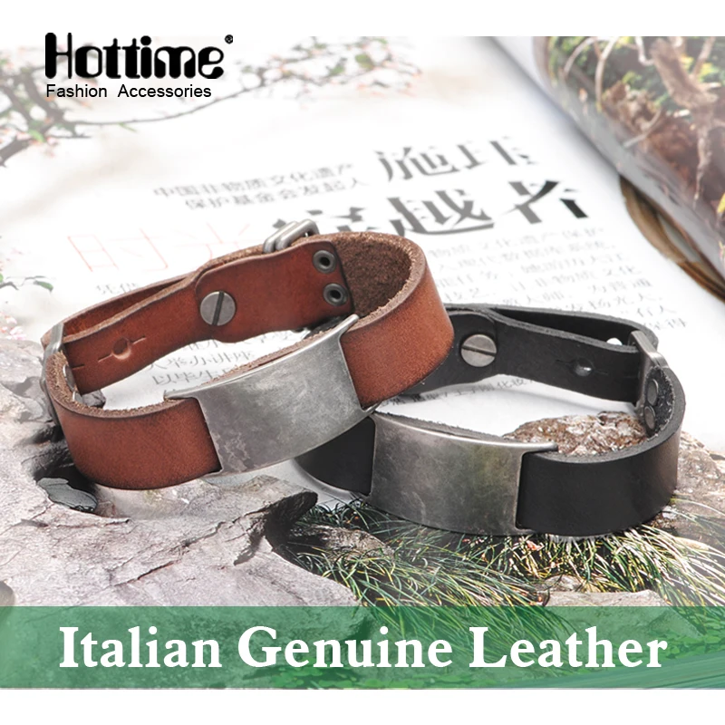 Бесплатная доставка модная итальянская Пояса из натуральной кожи браслет