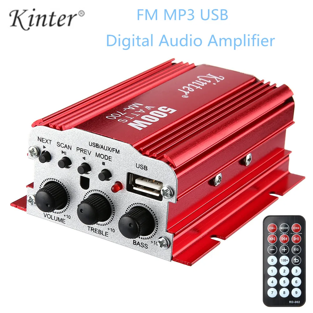 Kinter MA700 ИК Управление FM MP3 USB воспроизведения цифровой аудио автомобильный