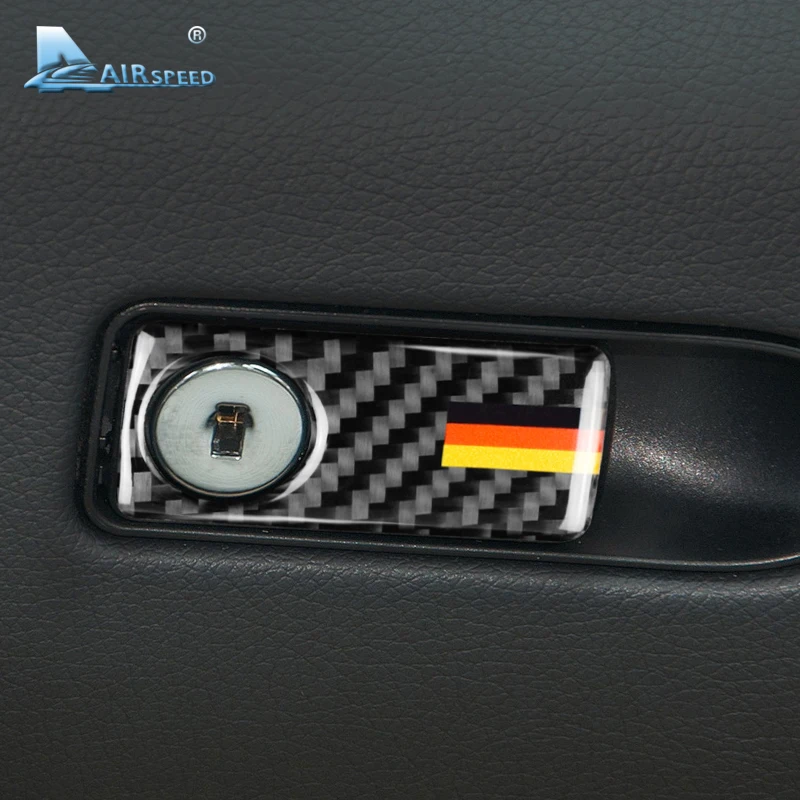 AIRSPEED для Mercedes Benz W205 C Class C180 C200 C300 GLC аксессуары из углеродного волокна внутренняя
