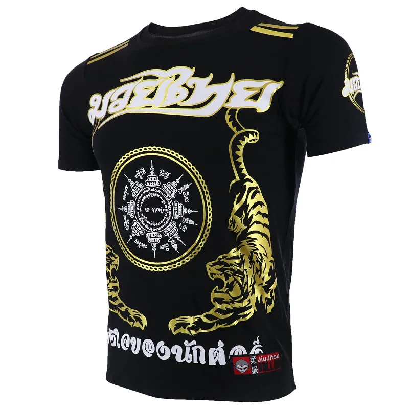 ROLLHO бокс Thailand Thai Thailand MMA Бокс Спорт тайский боксерский бой толстовки бокс тайские колготки mма, боксерский тренажерный зал Футболка