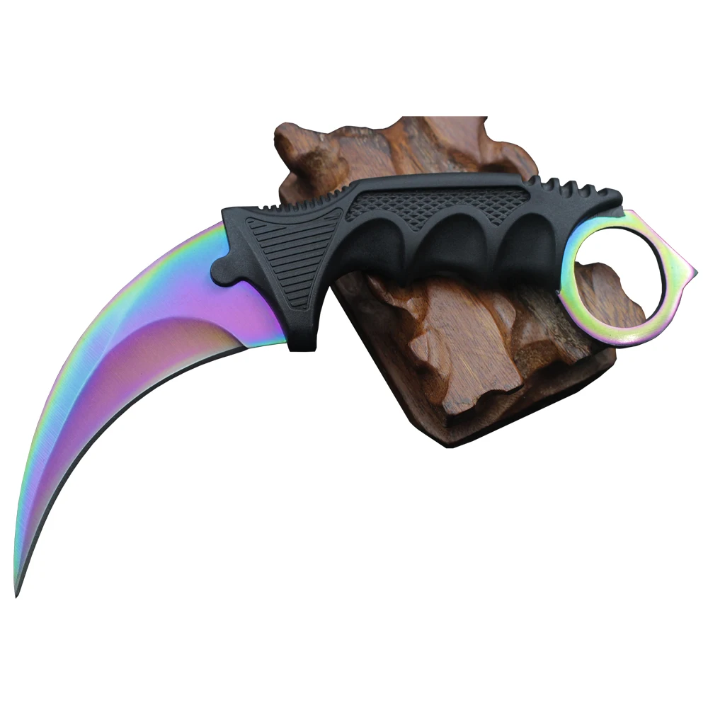 Нож CS GO Counter Strike Hawkbill тактический коготь Karambit на шею, реальный бой, поход, открытая защита, наступление, подарок.