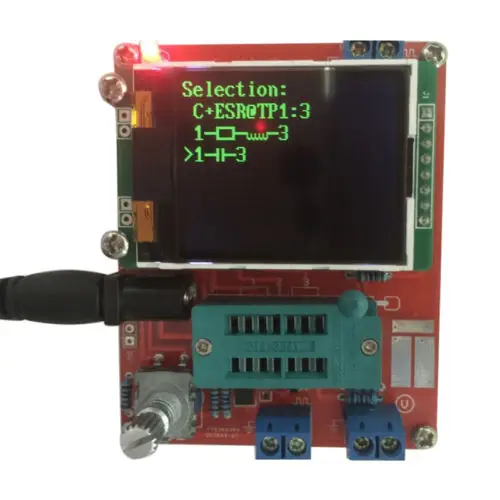 TFT GM328 транзисторный тестер Диод LCR ESR метр PWM квадратный генератор волн |