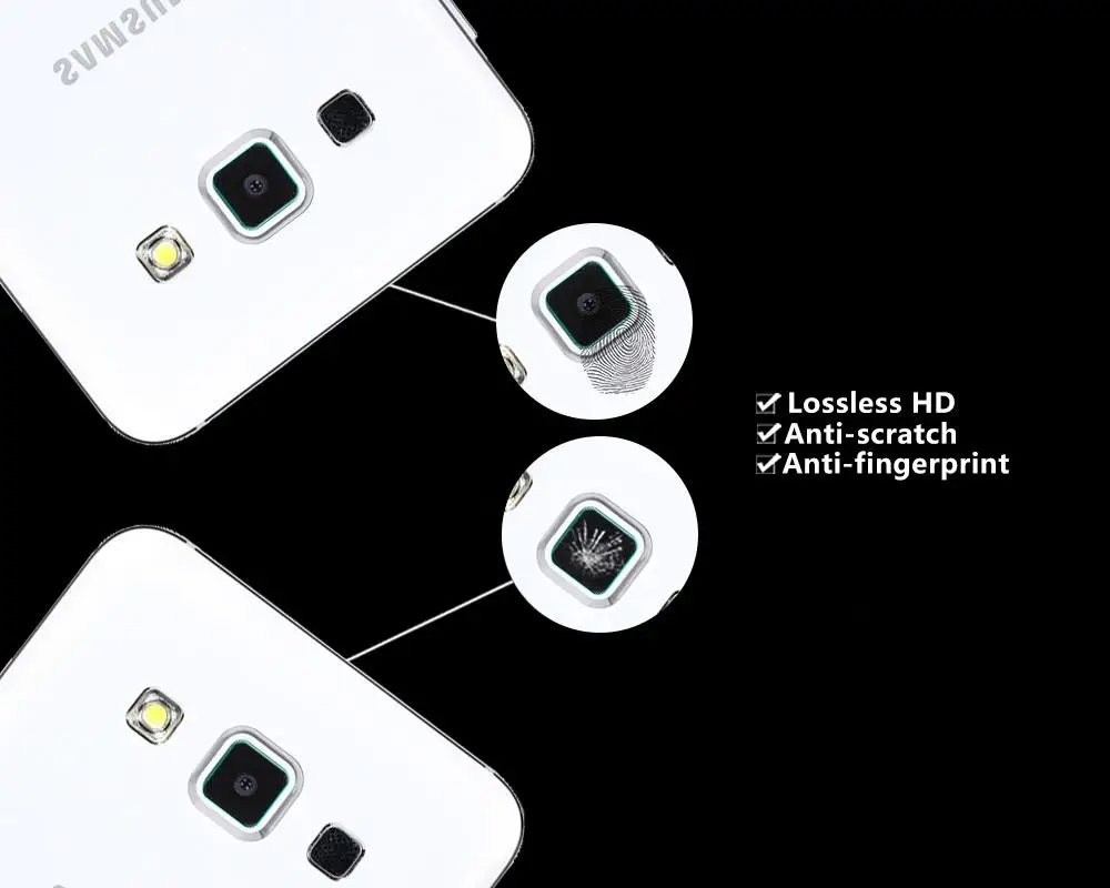 Защитная пленка для задней камеры из закаленного стекла Samsung Galaxy A3 A5 A7 A8 A3000 A5000 A7000