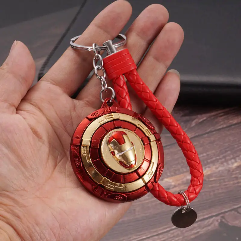 KC01003 Металлический Marvel Мстители Капитан Америка брелок со щитом человек паук Железный человек Маска брелок игрушки Халк брелоки "Бэтмен" ключ подарок - Название цвета: KC01003