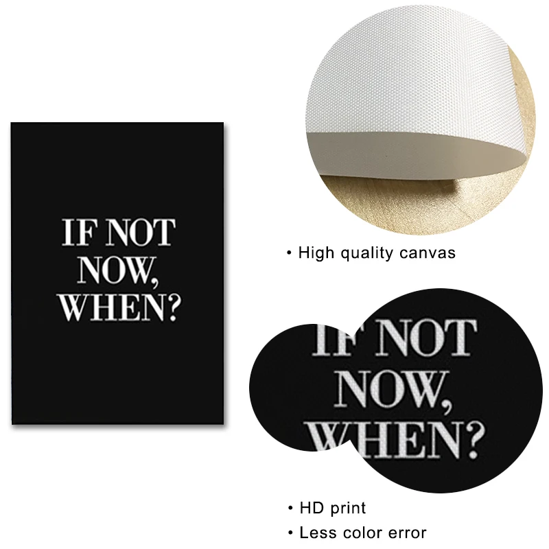 Nordic Black and White Do What You Love Inspirational Quote Canvas Painting Wall Art Pictures Kids Room Poster Print Home Decor | Дом и сад