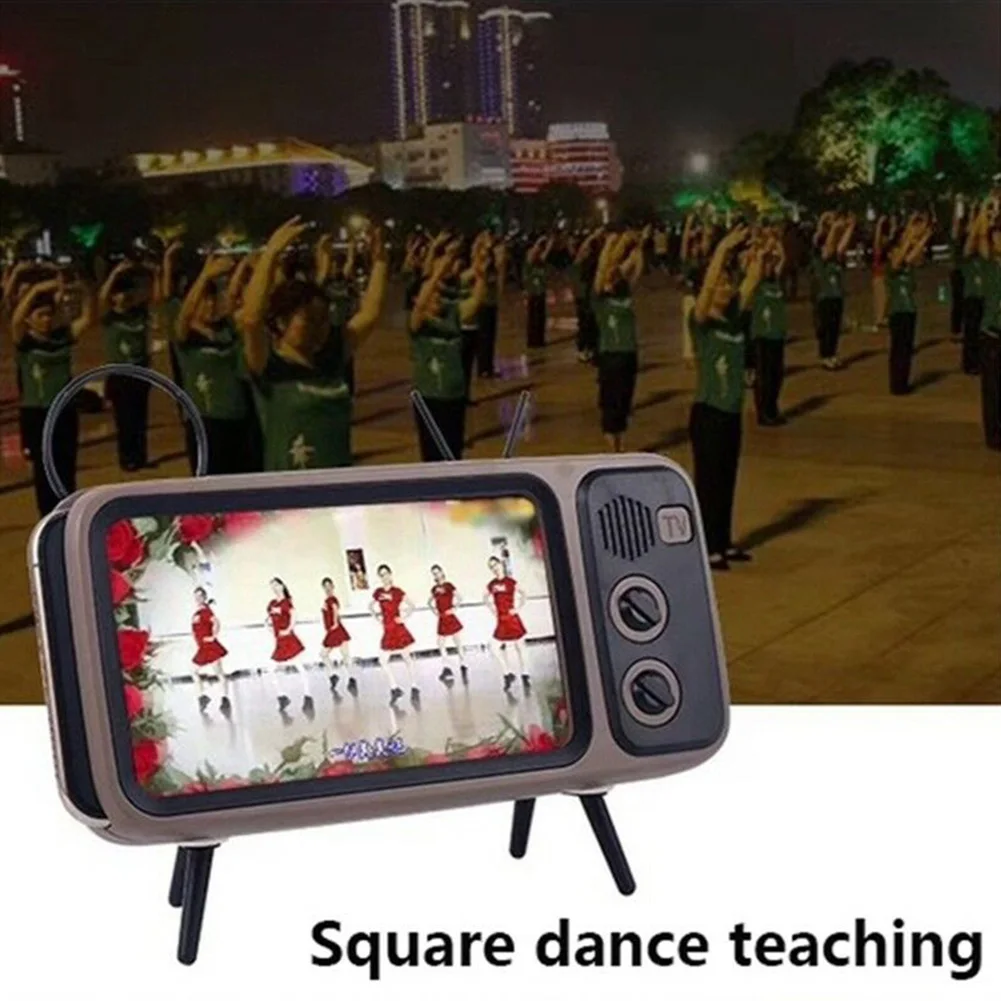 Retro Bluetooth Speaker Mobile Phone Electric Stereo TV Home Audio Bracket Portable Mini Wireless Movies Pocket Music Player | Электроника