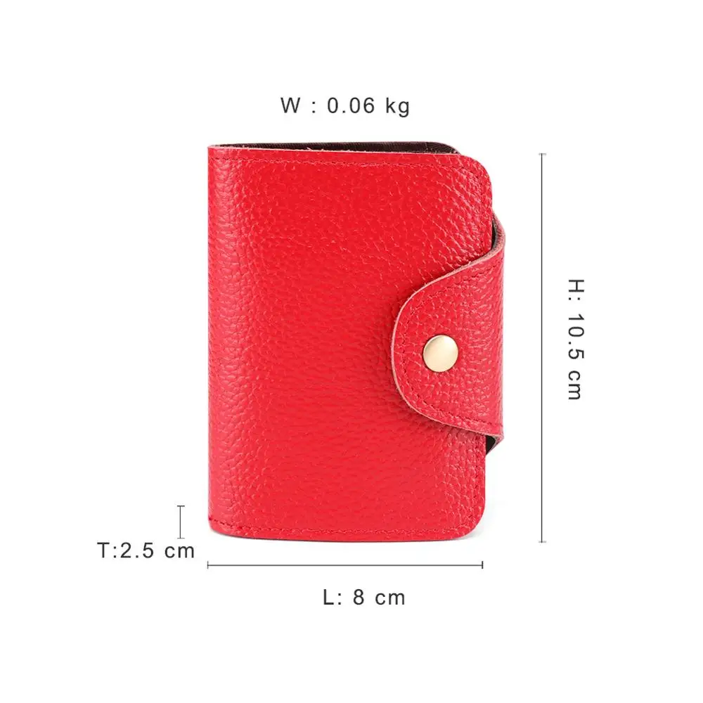 JOYIR Card Holder Wallet RFID Women Genuine Leather 11 Bits Case Business Credit Clutch Handbag | Багаж и сумки