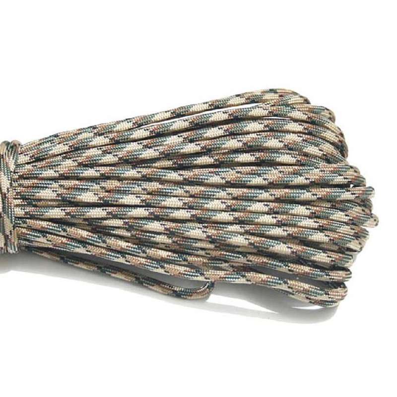 30 футов наружная универсальная веревка 4 мм 7 внутренних прядей походные