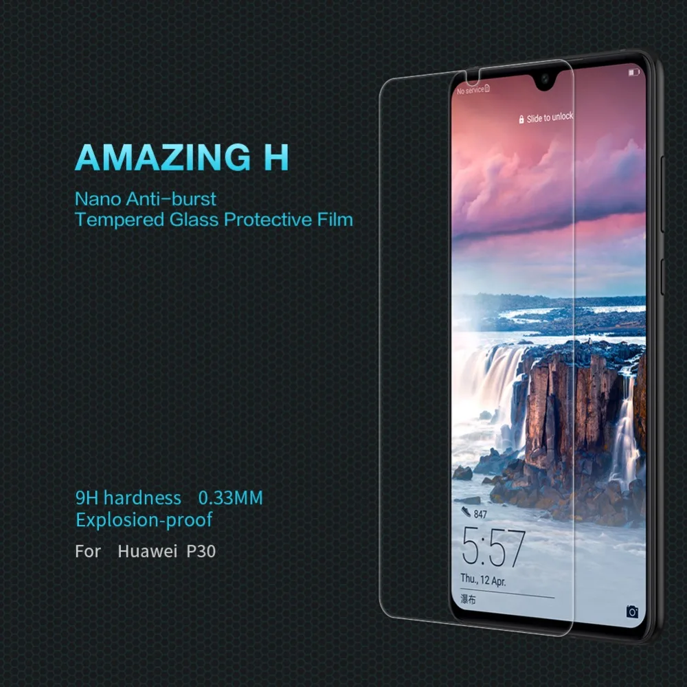 Закаленное стекло Nillkin Amazing H / + PRO Защита экрана для Huawei P30 p30|Защитные стёкла и