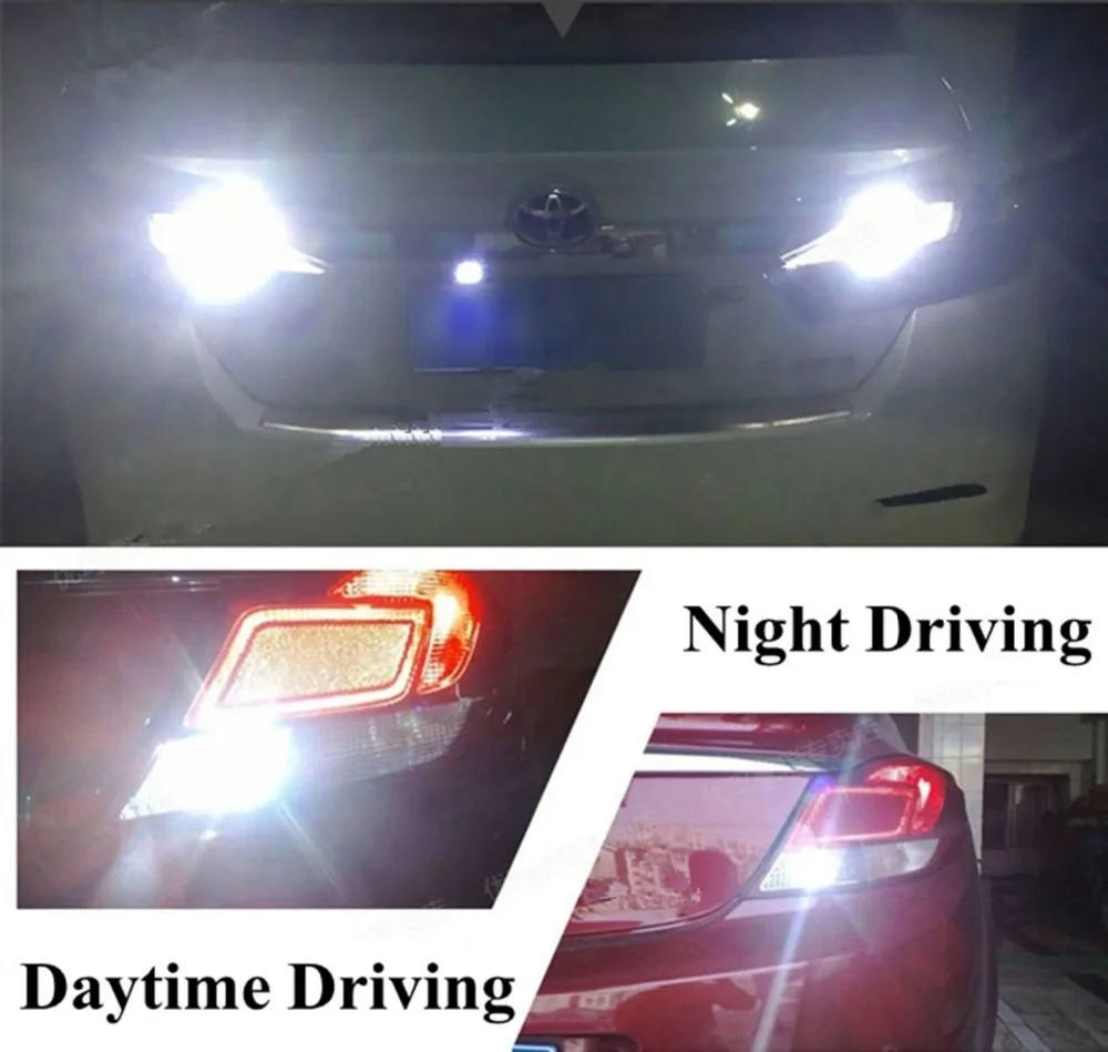 Светодиодные лампы CANBUS высокой мощности 921 912 906 T15 800 лм 6000K белый 2835 15-SMD