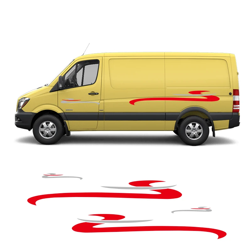 Виниловые графические наклейки для автомобиля полоски автодома Ford Toyota Chevrolet Isuzu