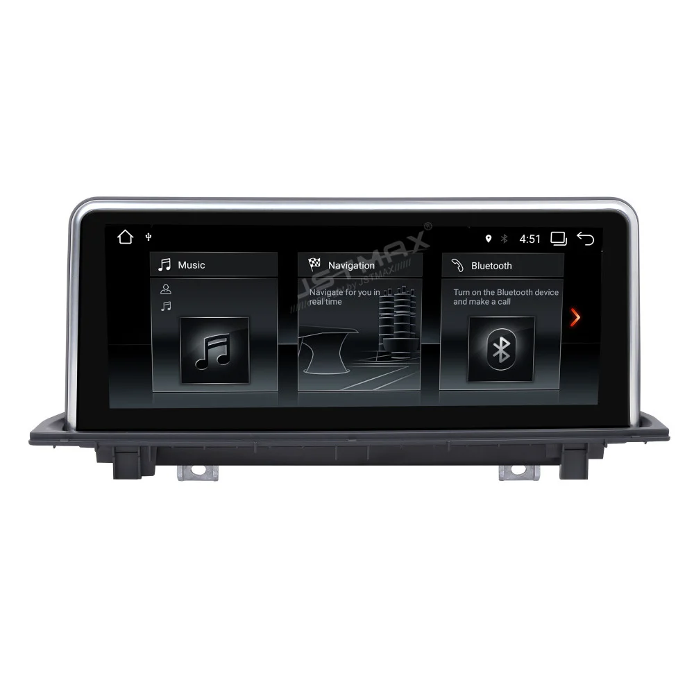 JSTMAX 10 25 &quotIPS Android 9 0 PX6 автомобильная стереосистема для BMW X1 F48 2016 2017 NBT система 4 + 32G