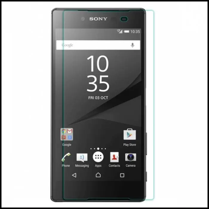 Экран протектор для sony Xperia Z5 Премиум закаленное Стекло передняя крышка мягкий