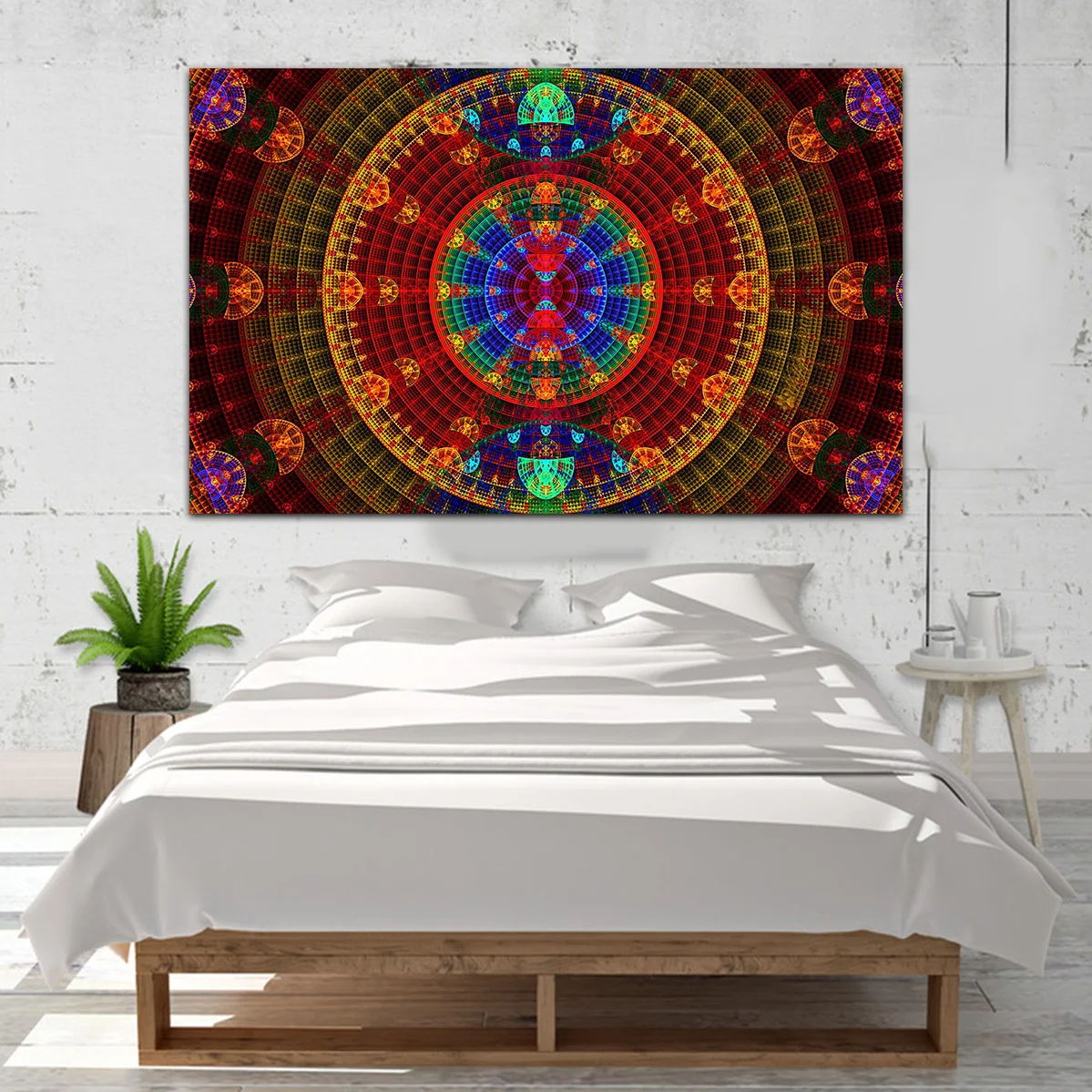 Psychedelic вихревой плакат холст Художественная печать живопись плакаты на стену