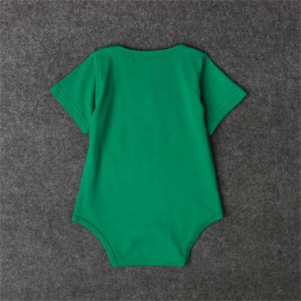 Новинка 2018 Одежда для новорожденных Рождественский комбинезон с принтом