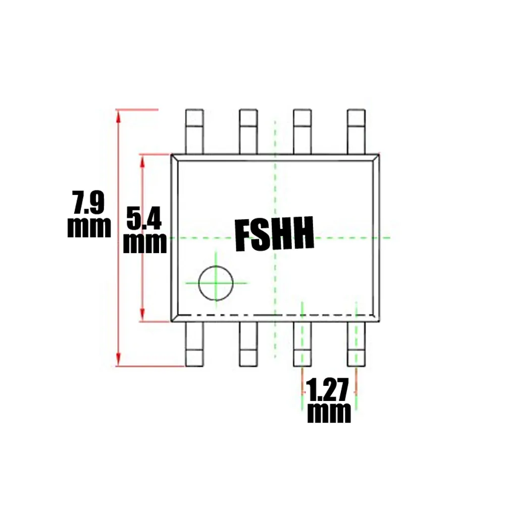 208mil SOP8 SOIC8 test socket IC- (  SMD) SMT